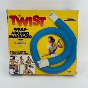 Pollenex The Twist Wrap-Around Massager Blue Model TM40 Vintage 2-Speed Relief